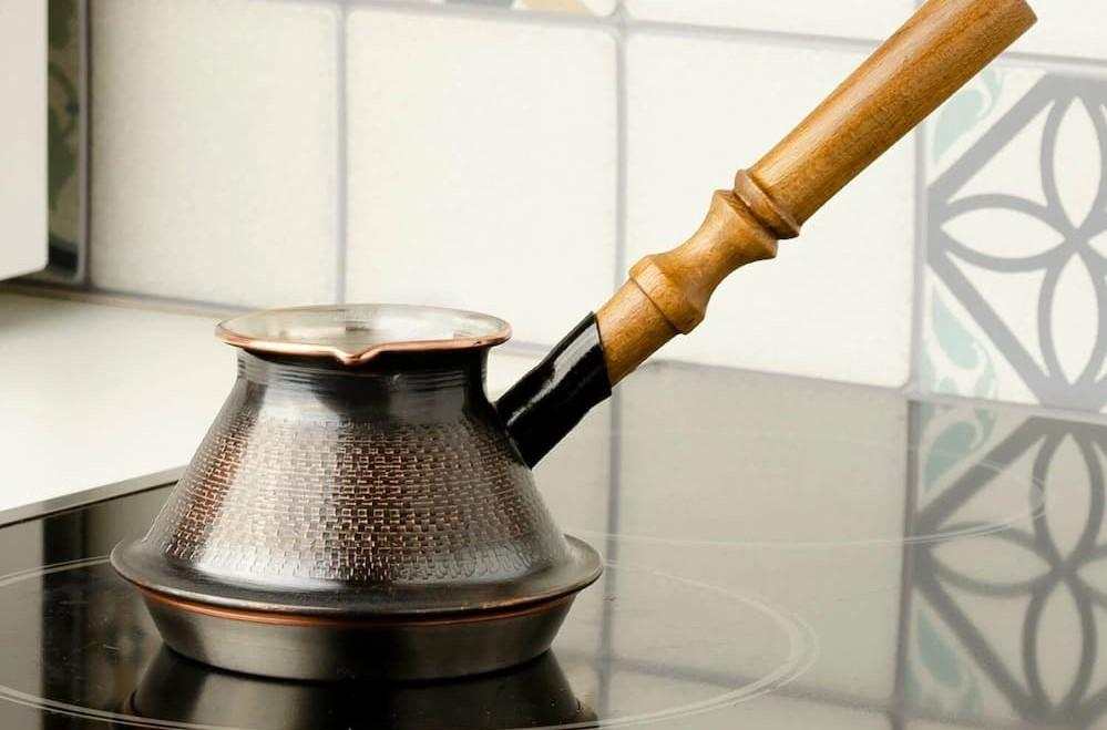 قهوه جوش مسی ارمنی مناسب سرو قهوه و پذیرایی سنتی